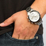 Hugo Boss Rafale Competitive Sport Silver Dial Silver Steel Strap Watch for Men - 1513511 Buy Now By Hugo Boss