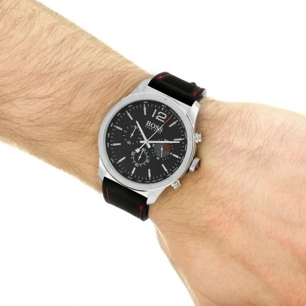 Hugo Boss Professional Black Dial Black Silicone Strap Watch for Men - 1513525 Buy Now By Hugo Boss