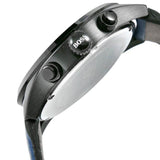 Hugo Boss Grand Prix Chronograph Black Dial Blue Leather Strap Watch for Men - 1513563 Buy Now By Hugo Boss