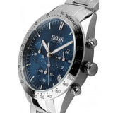 Shop Hugo Boss Talent Blue Dial Silver Steel Strap Watch for Men - 1513582 in USA