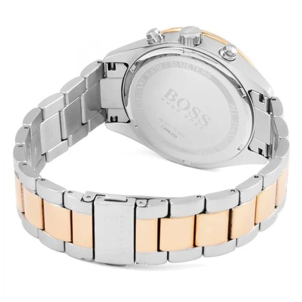 Shop Hugo Boss Talent Black Dial Two Tone Steel Strap Watch for Men - 1513584 in USA