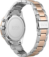 Shop Hugo Boss Talent Black Dial Two Tone Steel Strap Watch for Men - 1513584 in USA