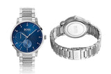 Hugo Boss Oxygen Chronograph Blue Dial Silver Steel Strap Watch for Men - 1513597 Buy Now By Hugo Boss