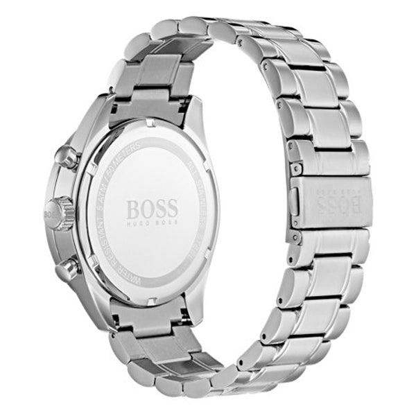 Shop Hugo Boss Chronograph Blue Dial Silver Steel Strap Watch for Men - 1513630 in USA