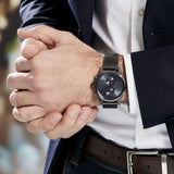 Hugo Boss Jet Blue Dial Gunmetal Mesh Bracelet Watch for Men - 1513677 Buy Now By Hugo Boss