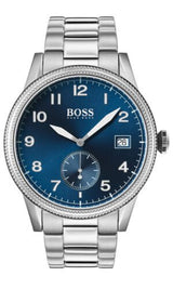 Hugo Boss Legacy Blue Dial Silver Steel Strap Watch for Men - 1513707 Buy Now By Hugo Boss