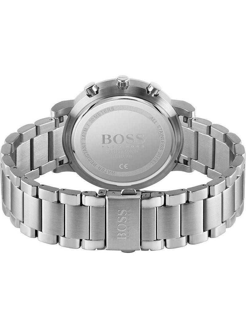 Shop Hugo Boss Integrity Blue Dial Silver Steel Strap Watch for Men - 1513779 in USA