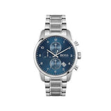 Shop Hugo Boss Skymaster Blue Dial Silver Steel Strap Watch for Men - 1513784 in USA