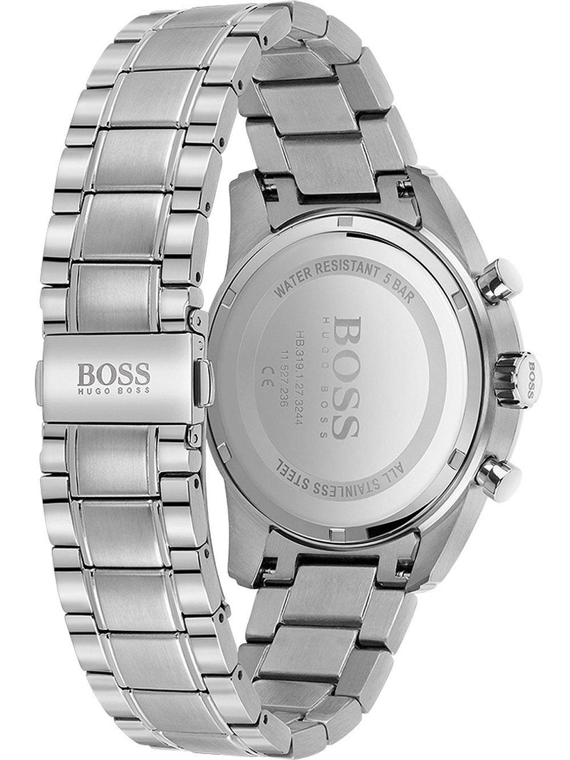 Shop Hugo Boss Skymaster Blue Dial Silver Steel Strap Watch for Men - 1513784 in USA