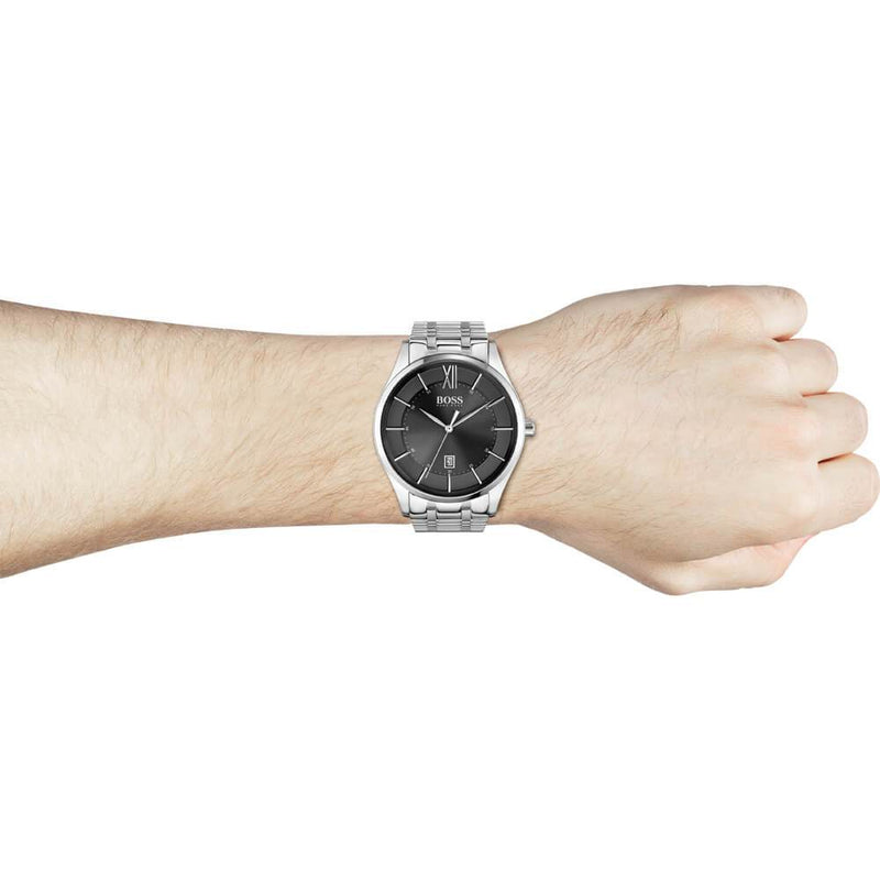 Hugo Boss Oxygen Grey Dial Silver Steel Strap Watch for Men - 1513596 Buy Now By Hugo Boss
