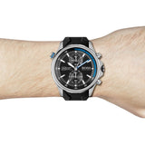 Hugo Boss Globetrotter Black Dial Black Silicone Strap Watch for Men - 1513820 Buy Now By Hugo Boss