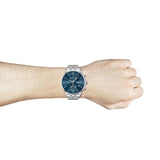 Hugo Boss Associate Blue Dial Silver Steel Strap Watch for Men - 1513269 Buy Now By Hugo Boss