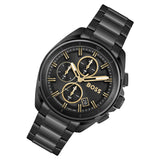 Hugo Boss Volane Black Dial Black Steel Strap Watch for Men - 1513950 Buy Now By Hugo Boss