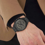 Hugo Boss Cloud Chronograph Black Dial Black Steel Strap Watch For Men - 1514016 Buy Now By Hugo Boss