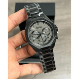 Hugo Boss Cloud Chronograph Black Dial Black Steel Strap Watch For Men - 1514016 Buy Now By Hugo Boss