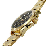 Hugo Boss Troper Chronograph Green Dial Gold Steel Strap Watch For Men - 1514059 Buy Now By Hugo Boss