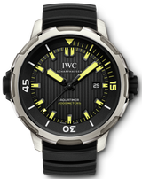 IWC Aquatimer Automatic 2000 Black Dial Black Rubber Strap Watch for Men - IW358001 Buy Now By IWC