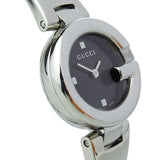 Gucci Guccisima Quartz Black Dial Silver Steel Strap Watch For Women - YA134501 Buy Now By Gucci