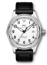 IWC Pilot's Watch Mark XVIII White Dial Black Leather Strap Watch for Men - IW327002 Buy Now By IWC