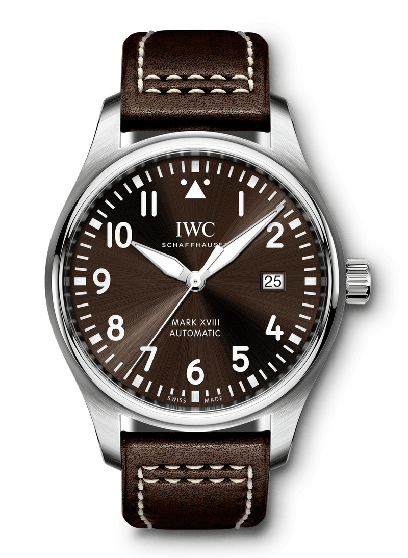IWC Pilot's Watch Mark XVII Edition "Antoine De Saint Exupery" Brown Dial Brown Leather Strap Watch for Men - IW327003 Buy Now By IWC