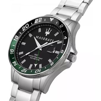 Maserati SFIDA Chronograph Black Dial Silver Steel Strap Watch For Men - R8853140005 Buy Now By Maserati