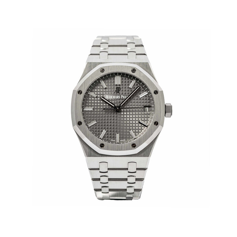 Audemars Piguet Royal Oak Automatic Grey Dial Silver Steel Strap Watch for Men - 15510ST.OO.1320ST.05