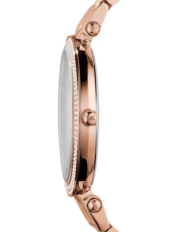 Michael Kors Darci Rose Gold Dial with Diamonds Rose Gold Stainless Steel Strap Watch for Women - MK3192 Buy Now By Michael Kors