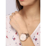 Fossil Cecile Rose Gold Dial Rose Gold Steel Strap Watch for Women - AM4483 Buy Now By Fossil