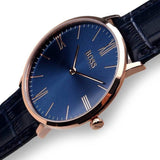 Hugo Boss Jackson Blue Dial Black Leather Strap Watch for Men - 1513371 Buy Now By Hugo Boss