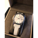 Burberry The City Silver Dial White Leather Strap Watch for Women - BU9019 Buy Now By Burberry
