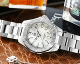 Shop Tag Heuer Aquaracer Mother of Pearl Dial Silver Steel Strap Watch for Women - WBD131A.BA0748 in USA