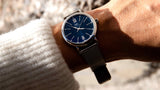IWC Portofino Automatic Blue Dial Silver Mesh Bracelet Watch for Women - IW357404 Buy Now By IWC