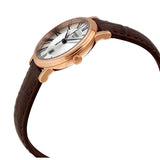 Tissot Carson Premium Lady Silver Dial Brown Leather Strap Watch For Women - T122.210.36.033.00 Buy Now By Tissot