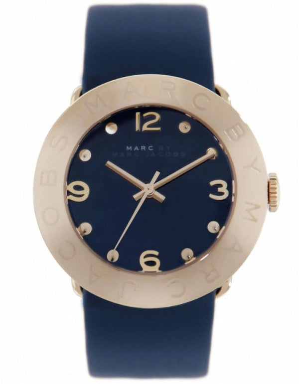 Shop Marc Jacobs Blade Blue Dial Blue Leather Strap Watch for Women - MBM1224 in USA