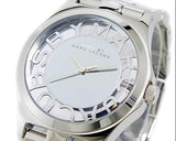Marc Jacobs Henry Transparent Silver Dial Silver Steel Strap Watch for Women - MBM3205 Buy Now By Marc Jacobs