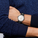 Shop IWC Portofino Automatic White Dial Black Leather Strap Watch for Men - IW356517 in USA