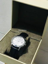 Burberry The City White Dial Black Leather Strap Watch for Men - BU9008 Buy Now By Burberry