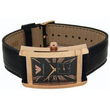 Emporio Armani Classic Black Dial Black Leather Strap Watch For Men - AR0168 Buy Now By Emporio Armani