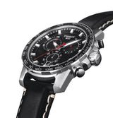Tissot Supersport Chrono Black Dial Black Leather Strap Watch for Men - T125.617.16.051.00 Buy Now By Tissot