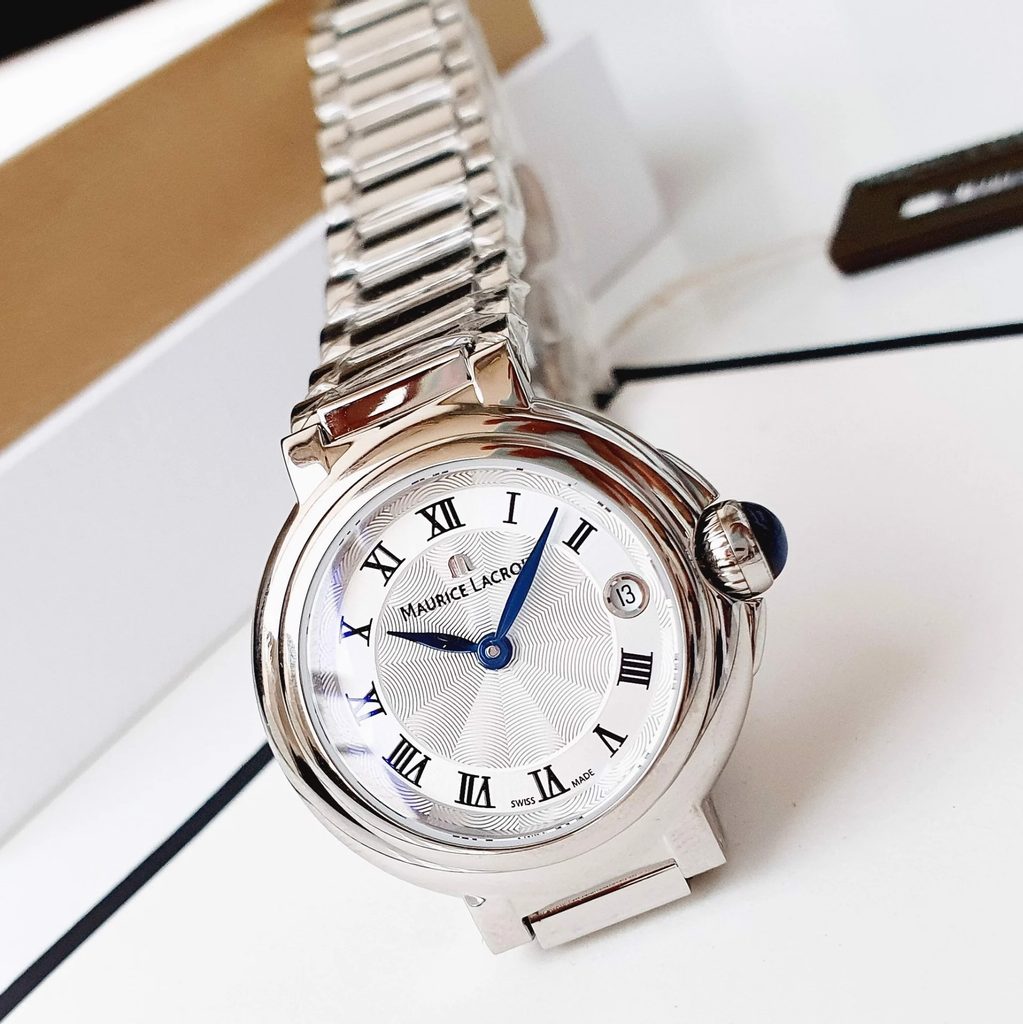 Maurice Lacroix Fiaba Silver Dial Silver Steel Strap Watch for Women - FA1004-SS002-110-1