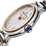 Shop Maurice Lacroix Fiaba Mother of Pearl Dial Two Tone Steel Strap Watch for Women - FA1007-PVP13-170-1 in USA