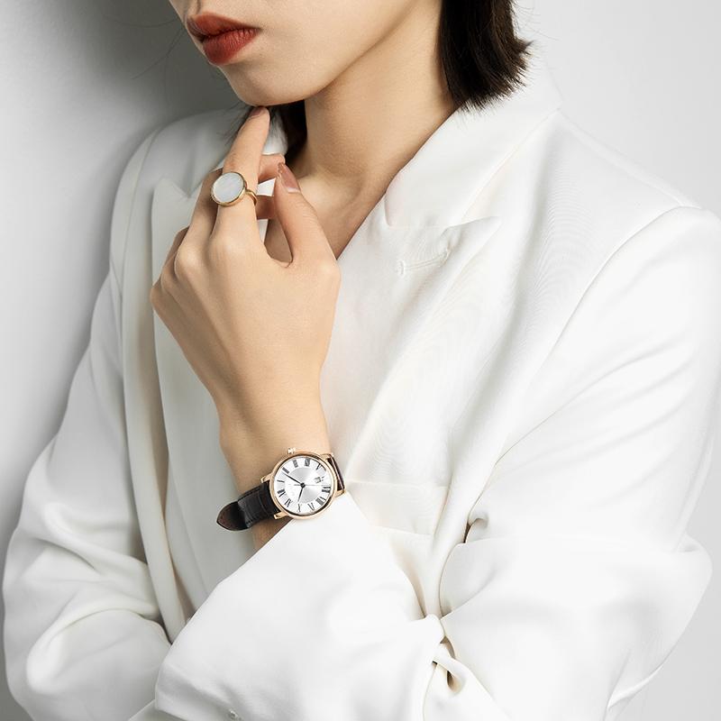 Tissot T Classic Carson Premium White Dial Brown Leather Strap Watch for Women - T122.207.36.033.00 Buy Now By Tissot