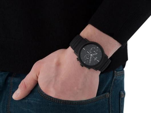 Hugo Boss Modern Black Dial Black Rubber Strap Watch for Men - 1512639 Buy Now By Hugo Boss