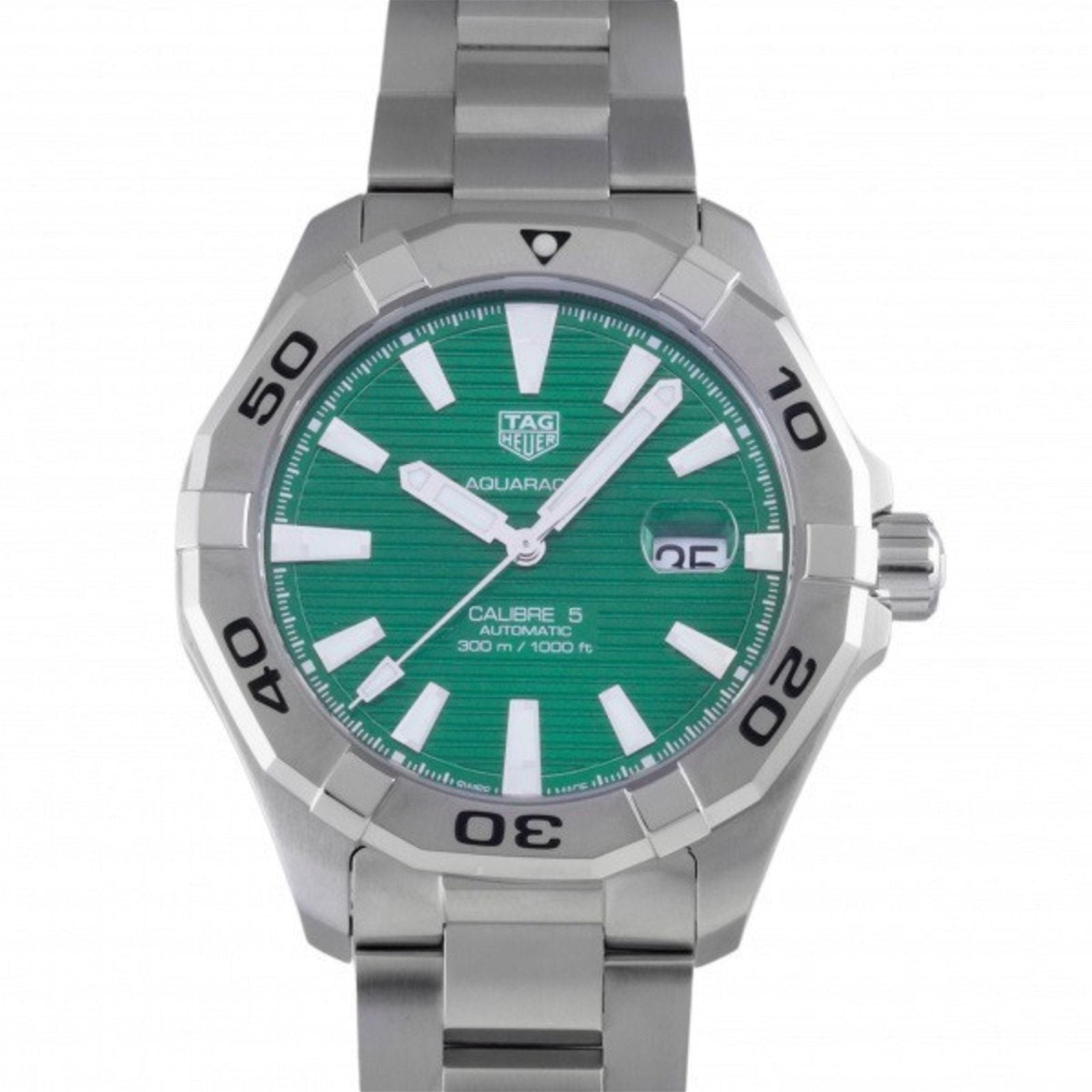 Tag Heuer Aquaracer Green Dial Watch for Men - WAY2015.BA0927