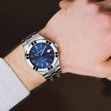 Maurice Lacroix Aikon Automatic Blue Dial Silver Steel Strap Watch for Women - AI1807-SS002-430-1 Buy Now By Maurice Lacroix