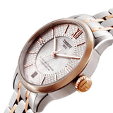 Tissot Chemin Des Tourelles Powermatic 80 Helvetic Price Lady Silver Dial Two Tone Steel Strap Watch For Women - T099.207.22.118.01 Buy Now By Tissot