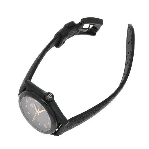 Shop Tag Heuer Formula 1 Diamonds Black Dial Black Leather Strap Watch for Women - WBJ1417.FC8234 in USA