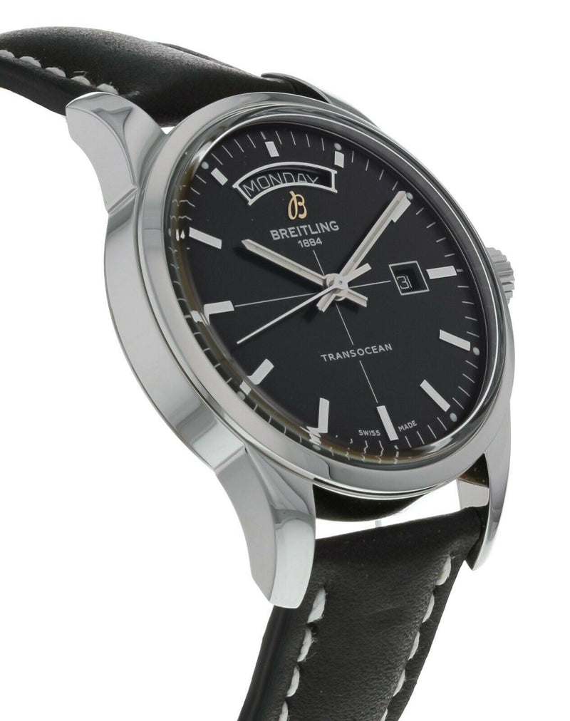 Shop Breitling Transocean Day & Date 42mm Automatic Mens Watch - A4531012/BB69/435X/A2 0BA.1 in USA