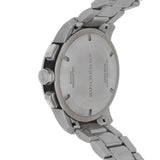 Shop Burberry Utilitarian Chronograph Black Dial Silver Steel Strap Watch For Men - BU9800 in USA
