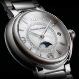 Maurice Lacroix Fiaba Moonphase White Mother of Pearl Dial Silver Steel Strap Watch for Women - FA1084-SS002-170-1 Buy Now By Maurice Lacroix